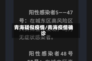 青海疑似疫情/青海疫情确诊
