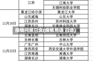 疫情问候日文(疫情用语 日语)