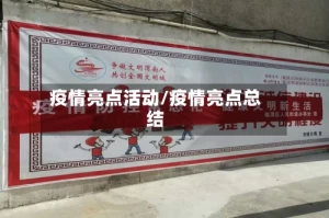 疫情亮点活动/疫情亮点总结
