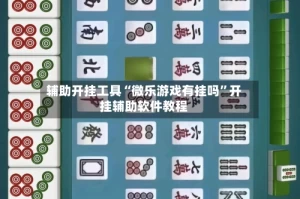 辅助开挂工具“微乐游戏有挂吗”开挂辅助软件教程