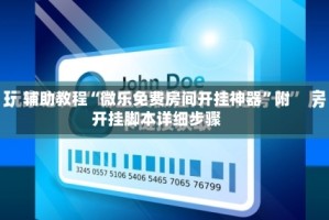 辅助教程“微乐免费房间开挂神器”附开挂脚本详细步骤