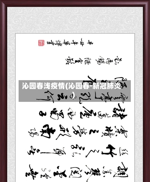 沁园春浅疫情(沁园春·新冠肺炎)-第2张图片