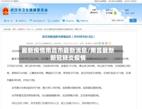 最新疫情南昌市最新消息/南昌最新新冠肺炎疫情-第1张图片