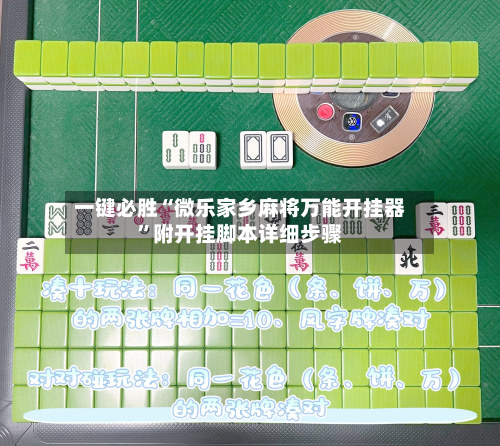 一键必胜“微乐家乡麻将万能开挂器	”附开挂脚本详细步骤-第2张图片