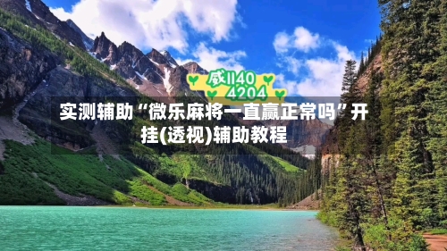 实测辅助“微乐麻将一直赢正常吗”开挂(透视)辅助教程-第1张图片