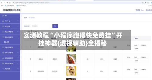 实测教程“小程序跑得快免费挂”开挂神器{透视辅助}全揭秘-第1张图片