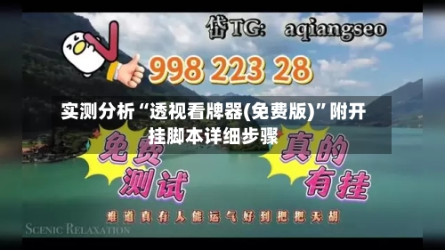 实测分析“透视看牌器(免费版)”附开挂脚本详细步骤-第3张图片