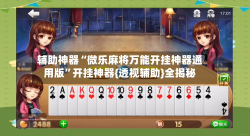 辅助神器“微乐麻将万能开挂神器通用版	”开挂神器{透视辅助}全揭秘-第2张图片