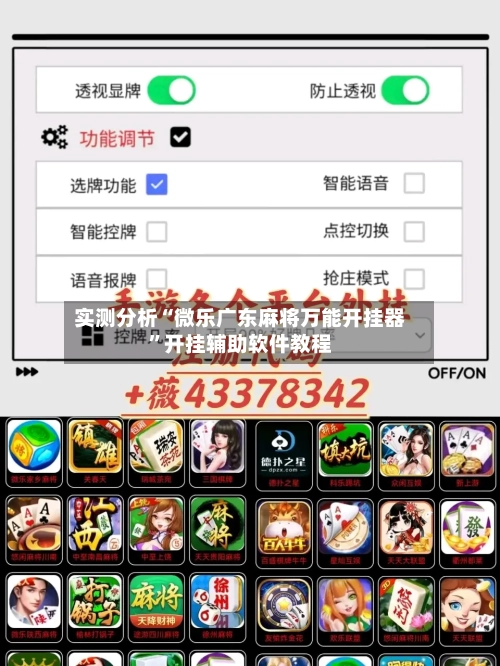 实测分析“微乐广东麻将万能开挂器”开挂辅助软件教程-第2张图片