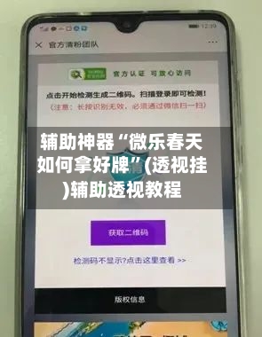 辅助神器“微乐春天如何拿好牌”(透视挂)辅助透视教程-第3张图片