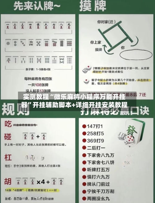 实测教程“微乐麻将小程序万能开挂器”开挂辅助脚本+详细开挂安装教程-第1张图片