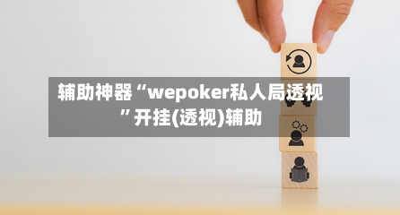 辅助神器“wepoker私人局透视	”开挂(透视)辅助-第1张图片