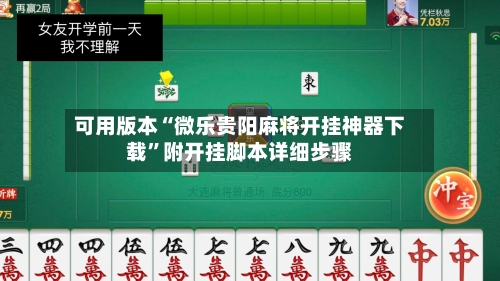 可用版本“微乐贵阳麻将开挂神器下载”附开挂脚本详细步骤-第3张图片