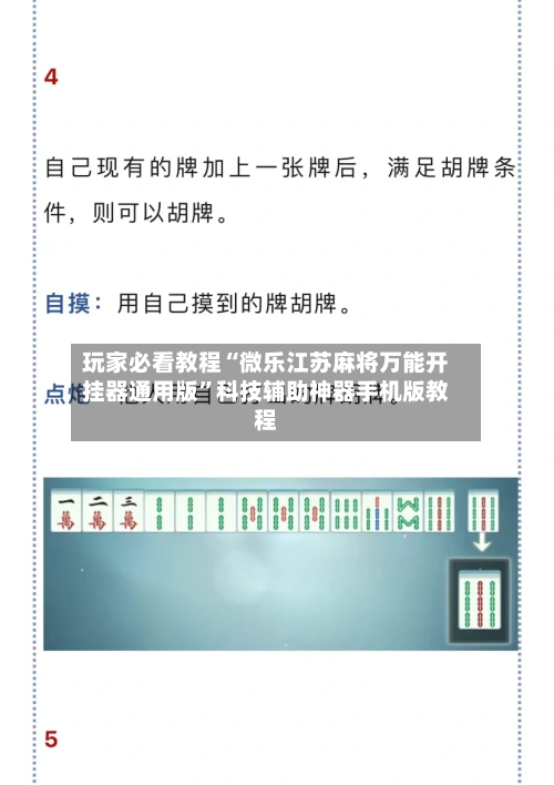 玩家必看教程“微乐江苏麻将万能开挂器通用版”科技辅助神器手机版教程-第2张图片