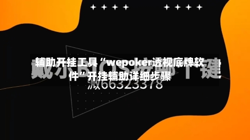 辅助开挂工具“wepoker透视底牌软件”开挂辅助详细步骤-第1张图片