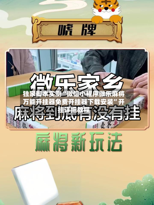 独家脚本实测“微信小程序微乐麻将万能开挂器免费开挂器下载安装”开挂详细教程-第1张图片