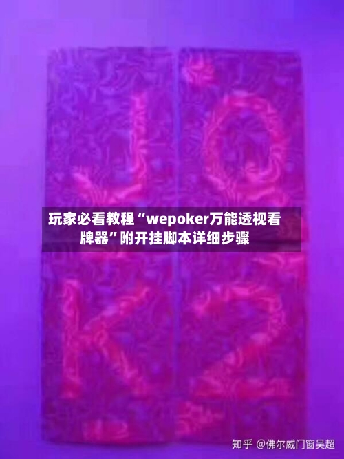 玩家必看教程“wepoker万能透视看牌器	”附开挂脚本详细步骤-第2张图片