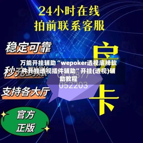万能开挂辅助“wepoker透视底牌软件开挂透视插件辅助”开挂(透视)辅助教程-第3张图片