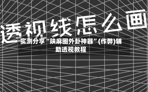 实测分享“陕麻圈外卦神器”(作弊)辅助透视教程-第1张图片
