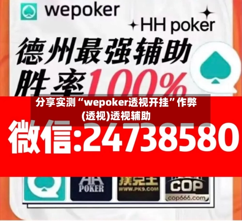 分享实测“wepoker透视开挂”作弊(透视)透视辅助-第1张图片