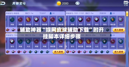 辅助神器“娱网皮球辅助下载”附开挂脚本详细步骤-第2张图片