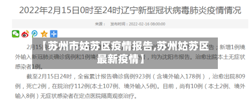 【苏州市姑苏区疫情报告,苏州姑苏区最新疫情】-第2张图片