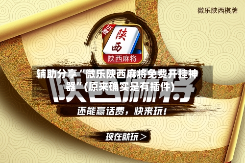 辅助分享“微乐陕西麻将免费开挂神器”(原来确实是有插件)-第3张图片