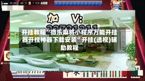 开挂教程“微乐麻将小程序万能开挂器开挂神器下载安装”开挂(透视)辅助教程-第1张图片