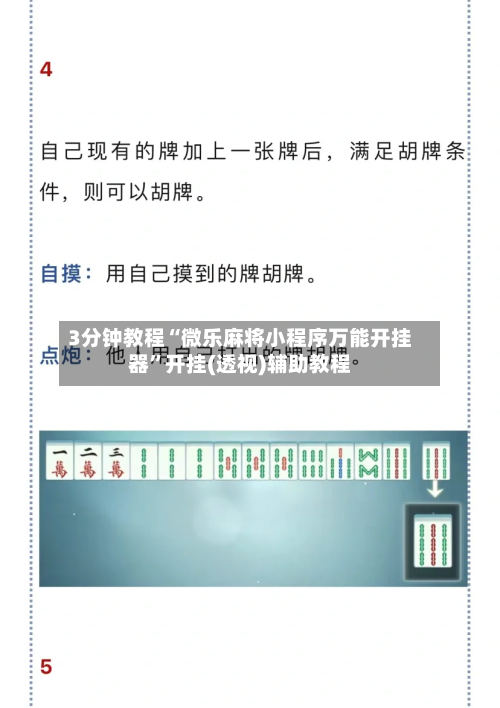 3分钟教程“微乐麻将小程序万能开挂器”开挂(透视)辅助教程-第3张图片