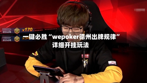 一键必胜“wepoker德州出牌规律”详细开挂玩法-第2张图片