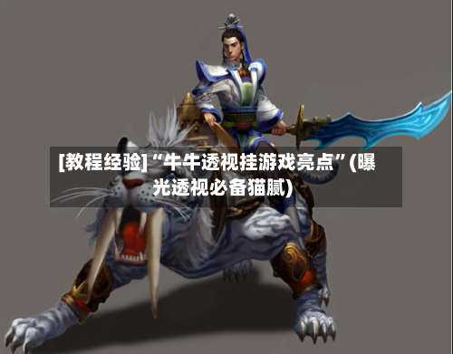 [教程经验]“牛牛透视挂游戏亮点”(曝光透视必备猫腻)-第1张图片